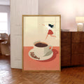 Coffee Diver Canvas Prints Kitchen Good Morning Coffee Wall Art Posters for Modern Living Room Home Decor Coffee Lovers Gifts