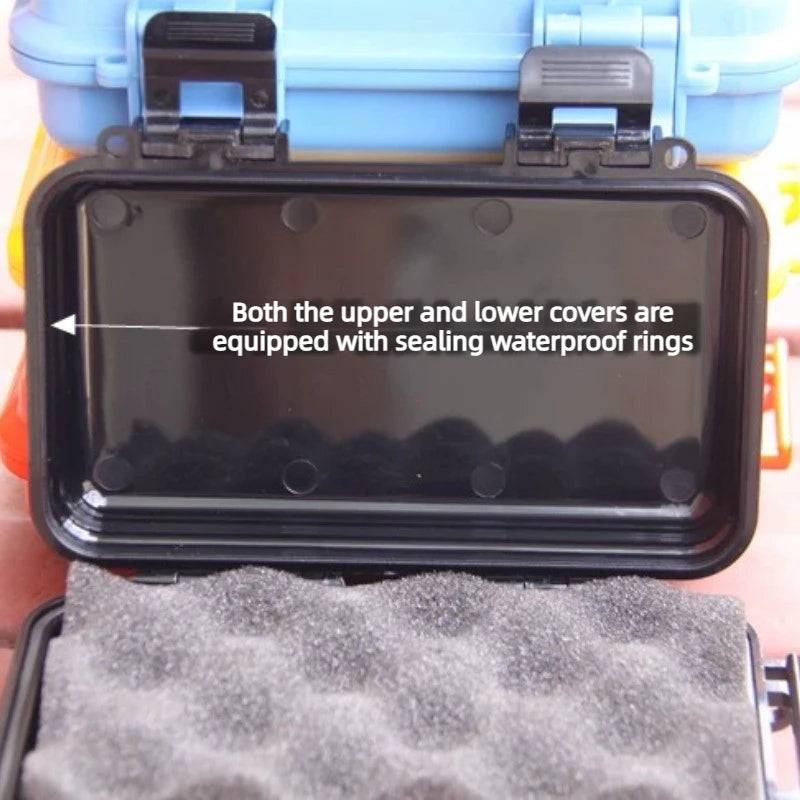 4 Color Outdoor Storage Carry Box Waterproof Shockproof Survival Airtight Case Fall-resistant ABS Travel Sealed Container