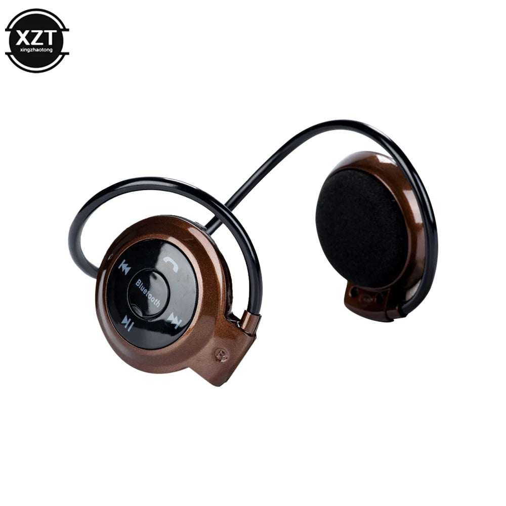 New Sport Wireless Bluetooth Headphones Stereo Earphones Mp3 Music Player Headset Earpiece Micro SD Card Slot Handsfree Mic