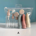 11Pcs Travel Toiletries Containers Set, Conditioner, Lotion – Refillable Mini Skincare Bottles for Airplane & Carry-On