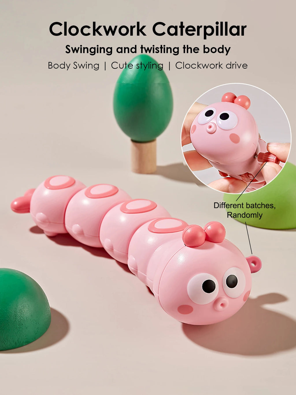 1pcs Cute and Fun Chained Caterpillar Toys for kids Crawling toy,Toy Children's gift,early education toys