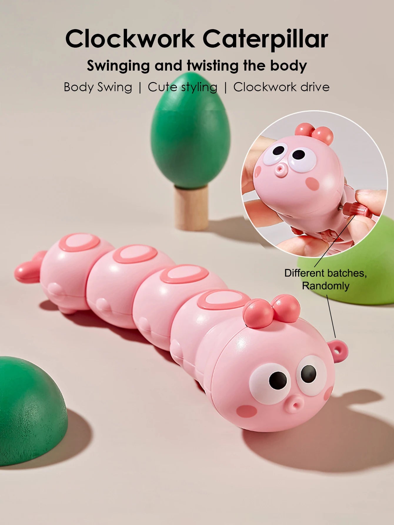 1pcs Cute and Fun Chained Caterpillar Toys for kids Crawling toy,Toy Children's gift,early education toys
