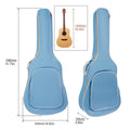 1 Piece 40 / 41 Inch Padded Water Resistant Thick Acoustic Guitar Backpack Gig Bag, Soft Cover Guitar Bag