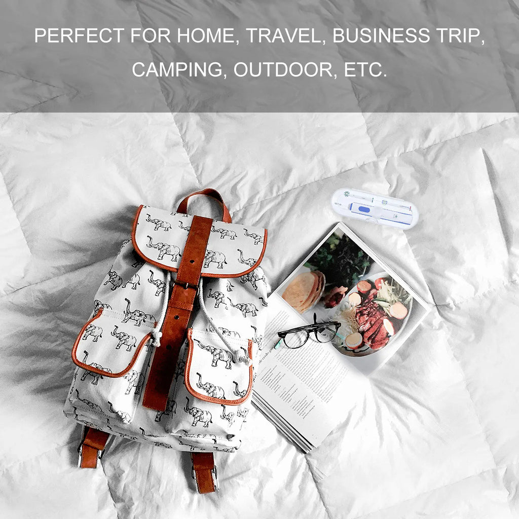Portable Electric Toothbrush Travel Case Transparent Plastic Holder Cover for Toothbrush Heads Storage Lightweight Compact