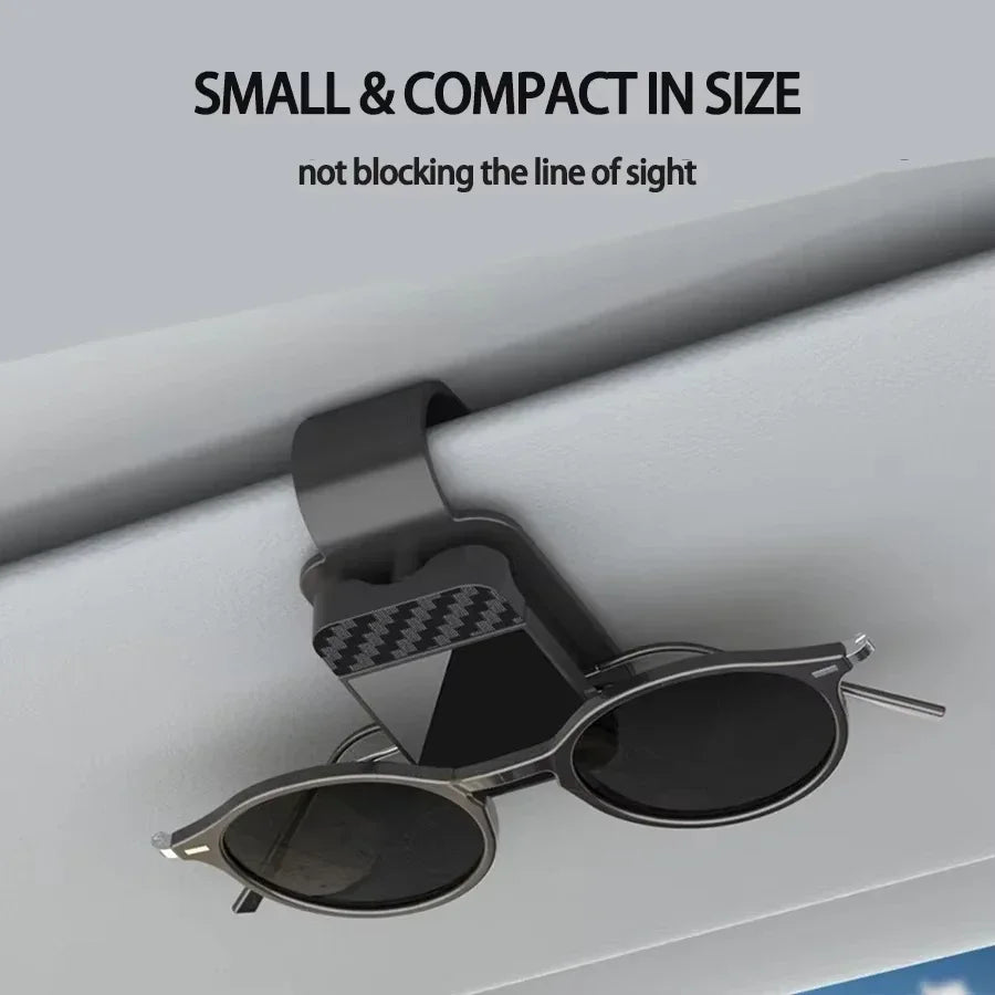 Car Sun Visor Sunglasses Clip Holder Stable Eyeglasses Hanger Card Ticket Organizer Interior Storage Clip Car Accessories