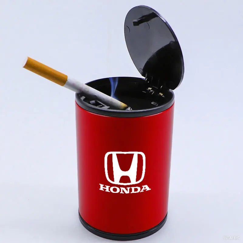Portable Car Ashtray Cigarette Ash Holders Cup Car Decor For Honda Civic CRV Fit gp5 Jazz Veze Odyssey XR-V adv 350 Accessories
