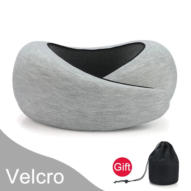 U Shape Memory Foam Neck Pillow Snail Travel Neck Pillows Portable Cervical Vertebra Airplanes Noon Break Pillow Relax