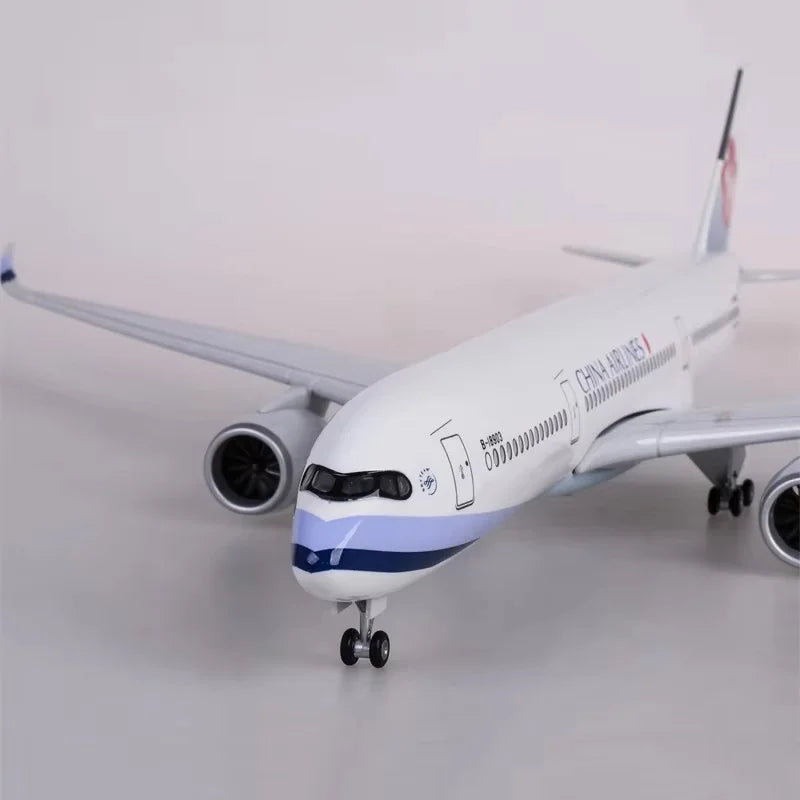 Model Airplane 47cm 1/142 Scale A350 Taiwan China Airline Model Planes Children'S Toys Aircraft Models For Collection Or Gift