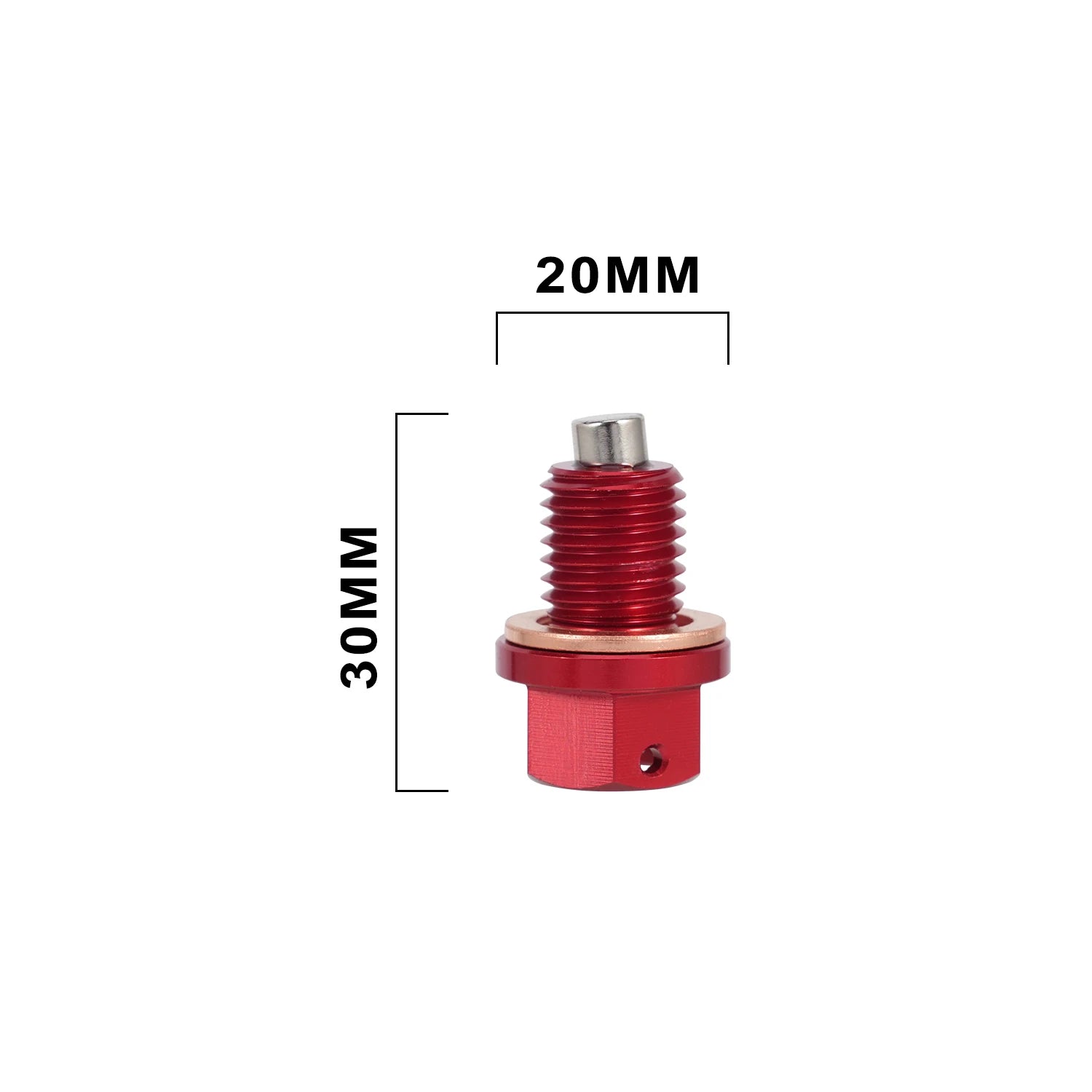 Magnetic Oil Drain Bolt M12x15-P1.5 Aluminum For CT125 MONKEY125 CRF250L CRF125F YZ250/X  WR250R/X Universal Motorcycle Parts