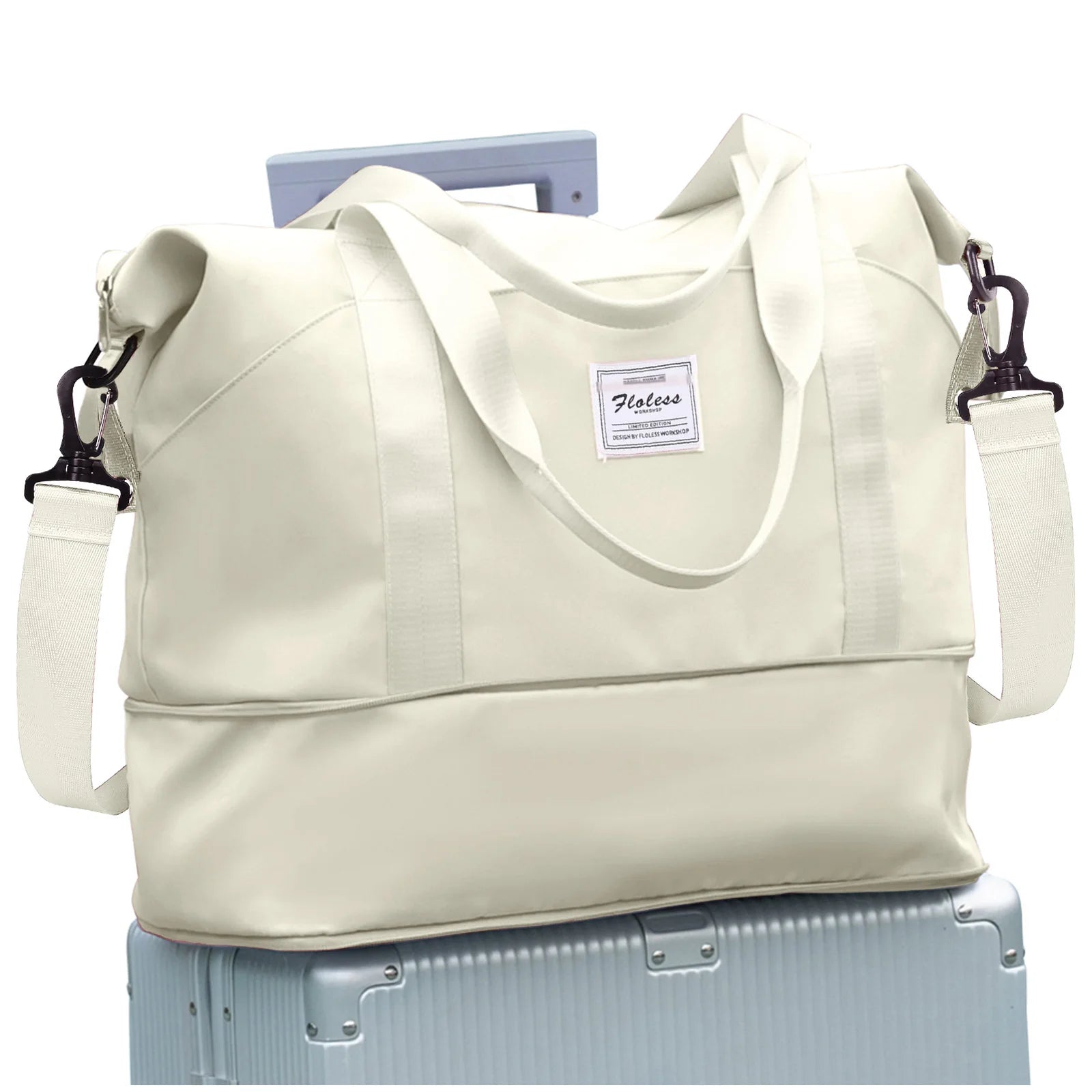 Expandable Travel Bag for Ryanair Easyjet, Hand Luggage Sport Bag Gym Bag, Large Capacity Foldable Travel Duffel Bag Weekend Bag