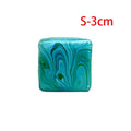 1/4PCS Flow Pattern Square Maltose Pinch Music Release Slow Rebound Release Pressure Colorful Decompression Party Favors