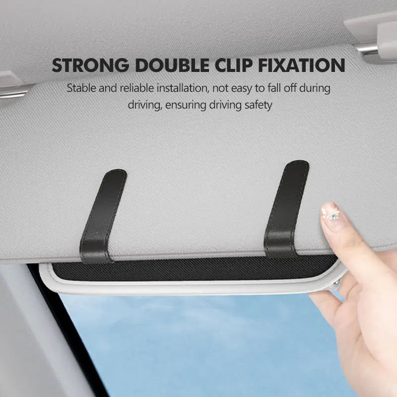 Car Glasses Box Sunroof Plate Sunglasses Clamp Storage Holder For BMW 1 3 5 Series X1 X3 X4 X5 X7 G20 G38 F20 F39 F48 E46