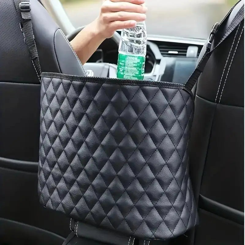 PU Leather Storage Bag Between Car Seats