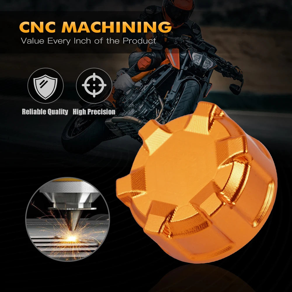 Front Rear Brake Fluid Reservoir Cap Cover for KTM 790 890 Duke 2018 2019 2020 2021 2022 790 890 Adventure Brake Oil Cup Lids