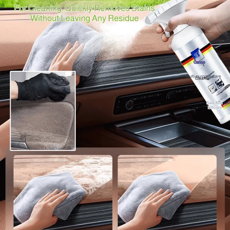 Car interior foam multifunctional cleaning agent car ceiling water-free strong degreasing cleaning agent