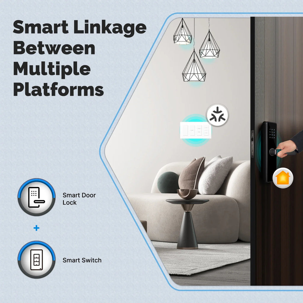 MOES Tuya Matter WiFi Smart Light Button Switch App Control Neutral Wire Required Grounding Design Alexa Google Home Apple Home