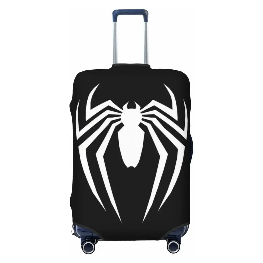 18-32 Inch Dustproof Luggage Cover Fashion Spider Print Elastic Anti-Scratch Washable Durable Travel Protective Cover