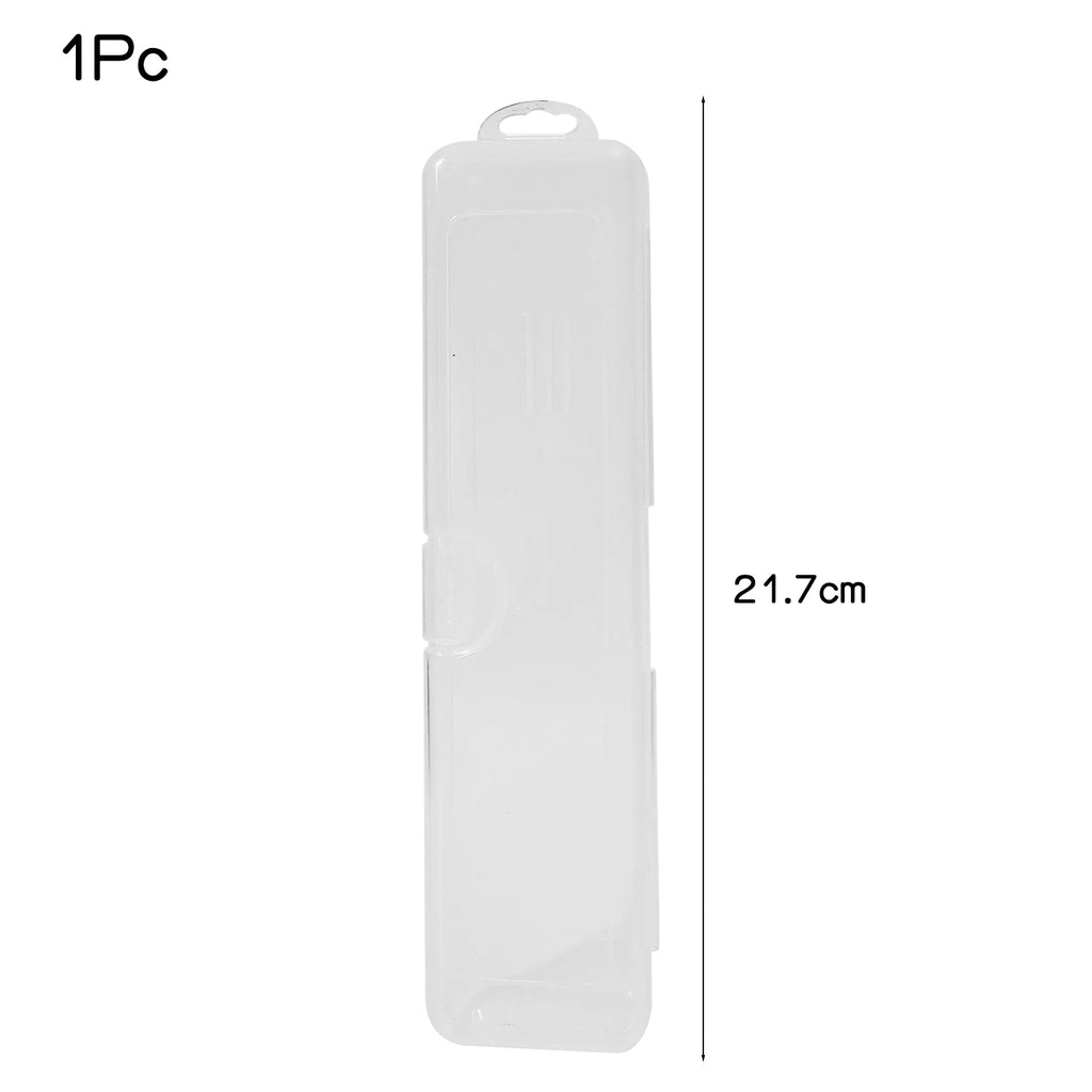 5/1x Transparent Toothbrush Box with Cover Outdoor Travel Portable Dustproof Plastic Toothpaste Box Plastic Toothbrush Holder