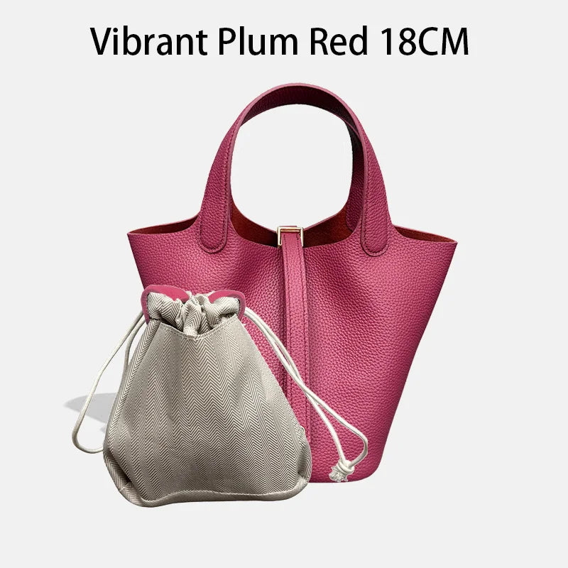 MENDY Women Bags Handbags Bucket Bag 18/22 Big Small Fashion Tote Bag Genuine Leather Luxury Quality Designers Lady Hand Bags