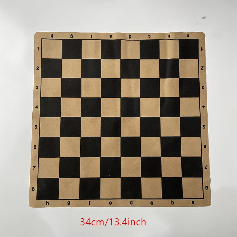 International Chess Board 28/34/43cm/16.93inch Foldable Material International Foldable Game Chess Entertainment