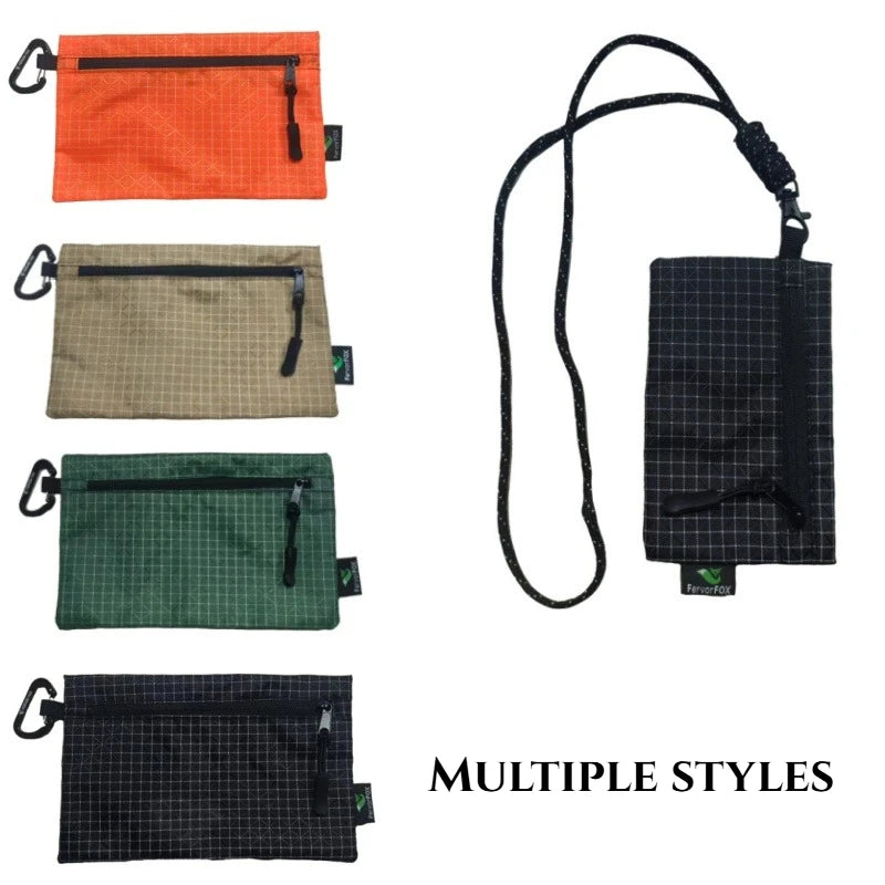 Ultralight Waterproof Organizer Wallet Dyneema Wear-resistant Card Pouch Outdoor Travel Hiking Anti-Tear Portable Coin Cash Bag