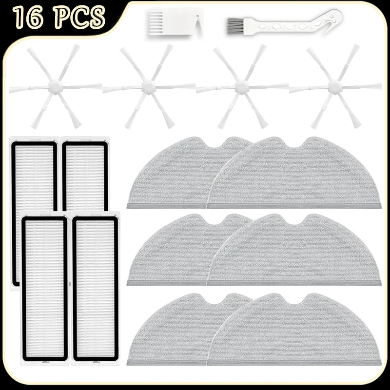 For Xiaomi Mop 2/1C/STYTJ03ZHM Robot Vacuum Accessories Main Brush HEPA Filters Side Brush Mop Cloth Replacement Parts