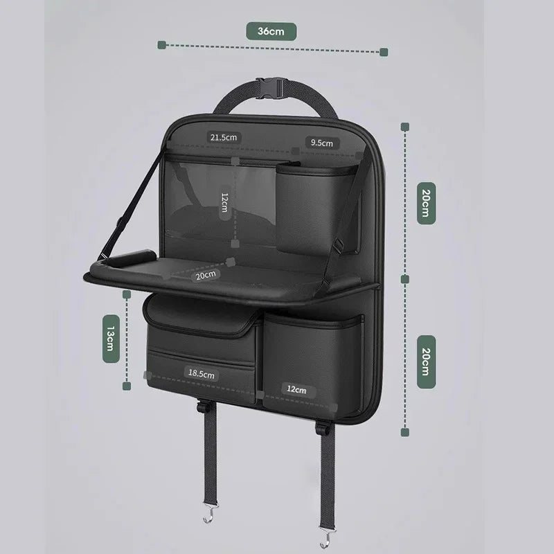 For Skoda Octavia 2 3 MK1 MK3 Tour Car Seat Back Storage Small Table Board Car Storage Bag Storage Bag Tissue Box