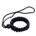 1PC Hand Wrist Strap Hand Braided Paracord Wrist Lanyard Adjustable Anti-drop Strap for Keys Small Gadgets Outdoor Use
