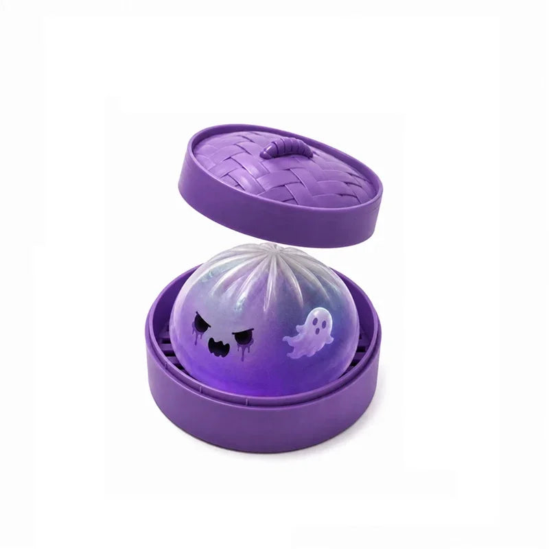 Halloween Ghosts Relieve Stress Money Sparkling Shark Dumplings Soft Relaxation Slow Elastic Steamed Buns Festival Gift