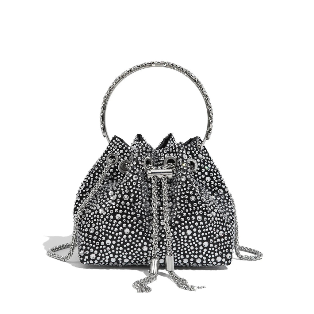 Luxury Designer Women Handbag Glitter Shiny Diamond Clutch Purse Wedding Party Banquet Bag Crystal Rhinestones Evening Bag
