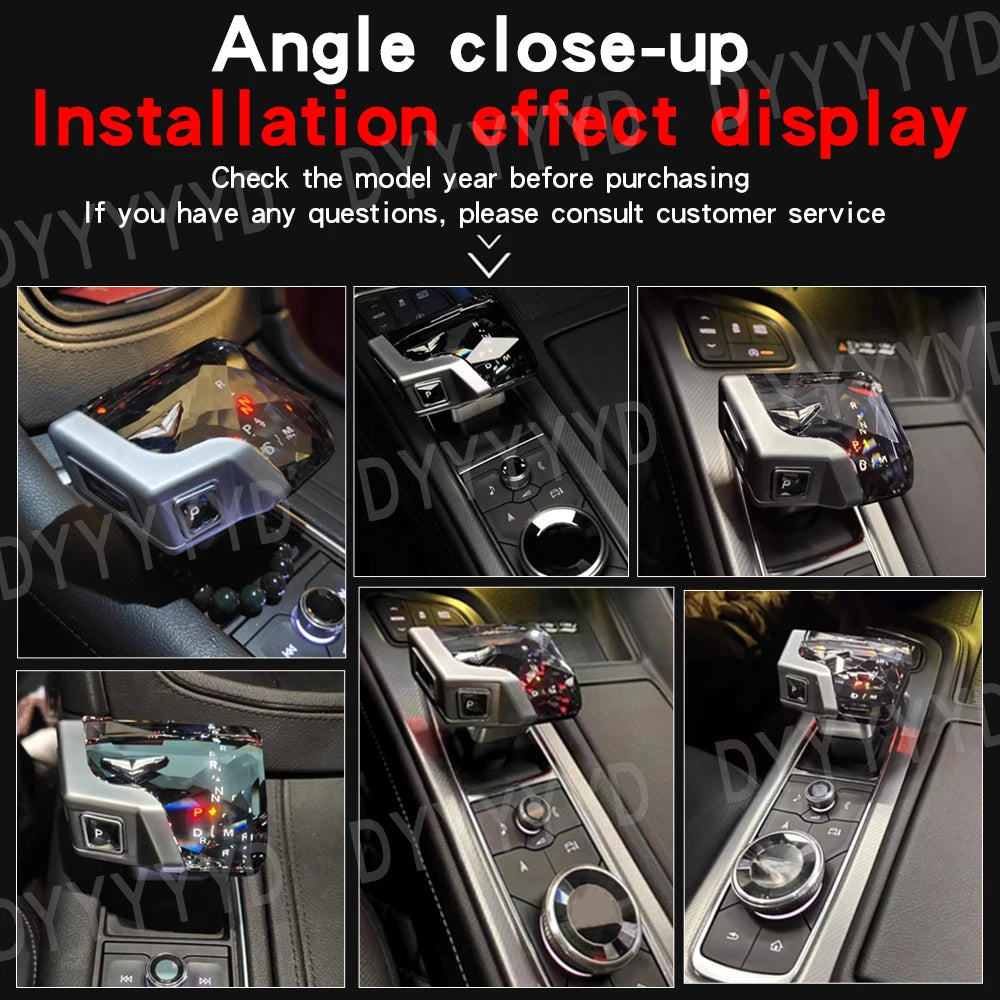 Crystal Gear Shift Knob for Cadillac CT5 CT6 XT4 XT5 XT6 Models with LED Gear Shifters Escalade Interior Modification Accessory