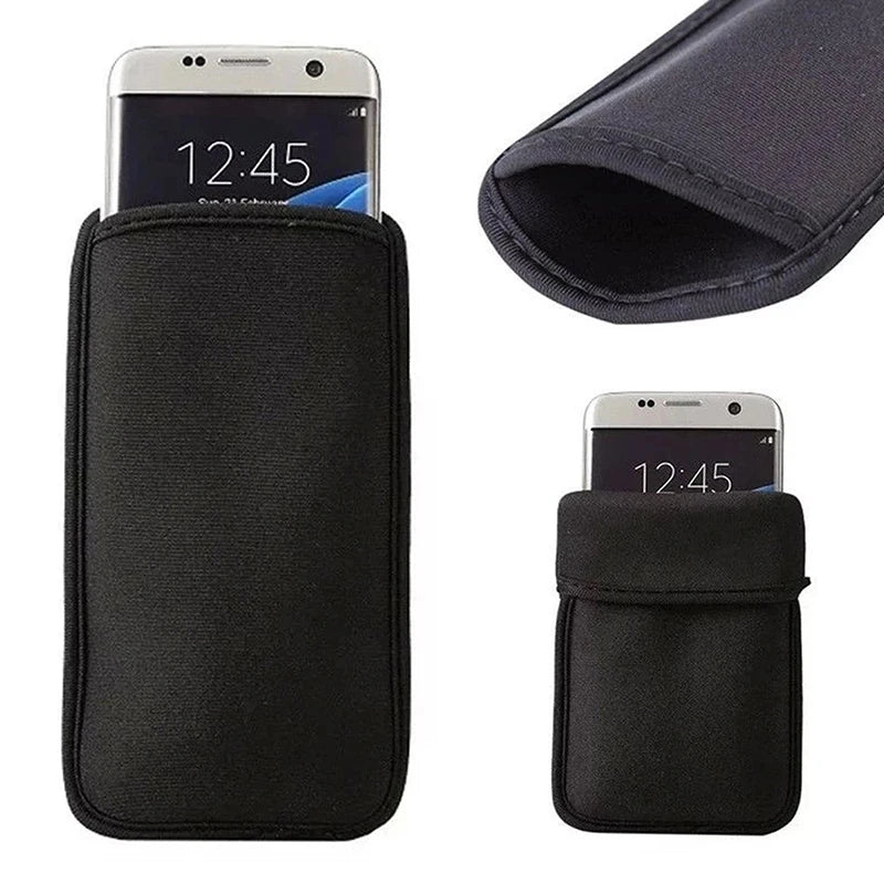 ★▲1PC Direct-Insert Neoprene Waterproof Phone Pouch (6.3-7.2") Shockproof -Resistant