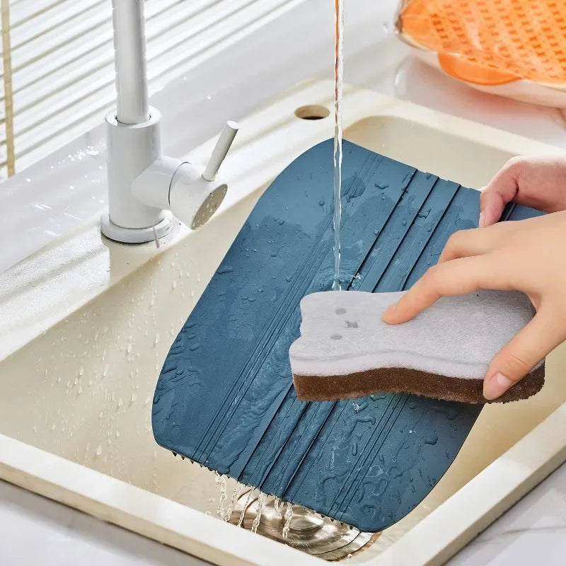 4/20pcs Dishwashing Sponge Reusable Double Side Magic Sponge Cute Cat Shape Wash Dishes Brushes Household Kitchen Cleaning Tools