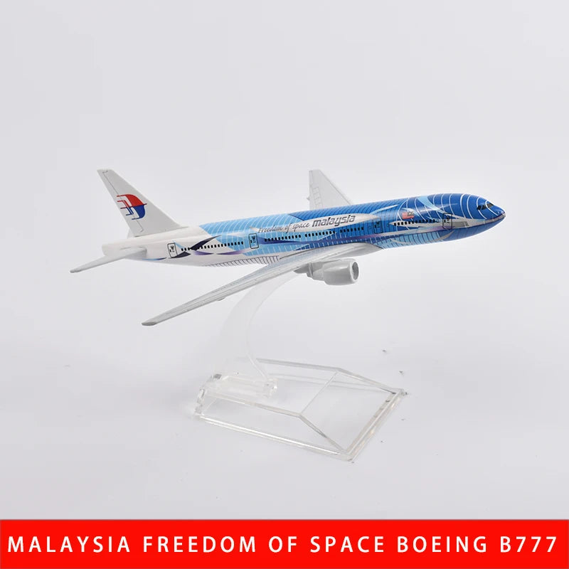 JASON TUTU B747 Airplane Model B777 Aircraft Model Diecast Metal 1/400 Scale Adult Children Collection For Display Show Gift