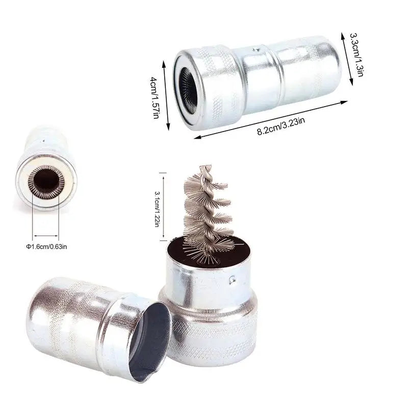 Car Battery Wire Brush Battery Post Cleaner Car Wash Cleaning Post Terminal Cable Cleaner Dirt Corrosion Brushes Hand Tool Car