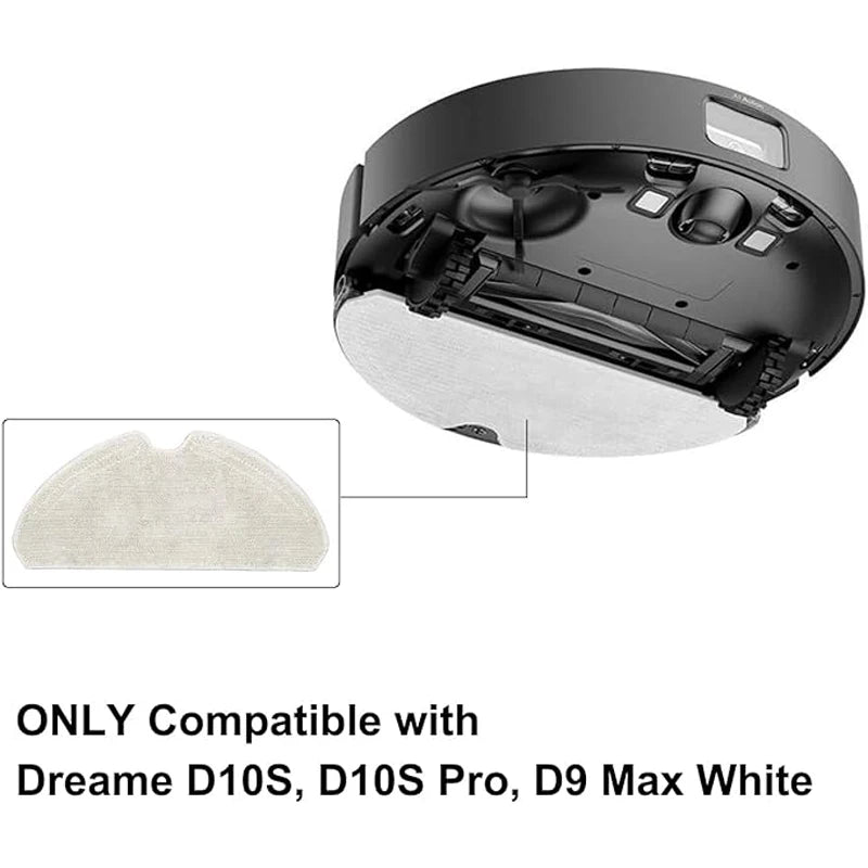 For Dreame D9 Max Gen2/D10S Pro/D10S Robot Vacuum Accessories Main Brush HEPA Filters Mop Pads Side Brush Replacement Parts