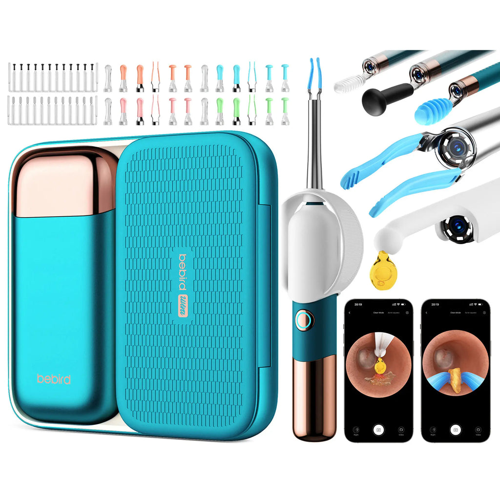 2026 Bebird EarSight Ultra (Sky Black Color) – Smart Visual Ear Cleaner, 20MP Ultra-Clear Camera, 5G Video,