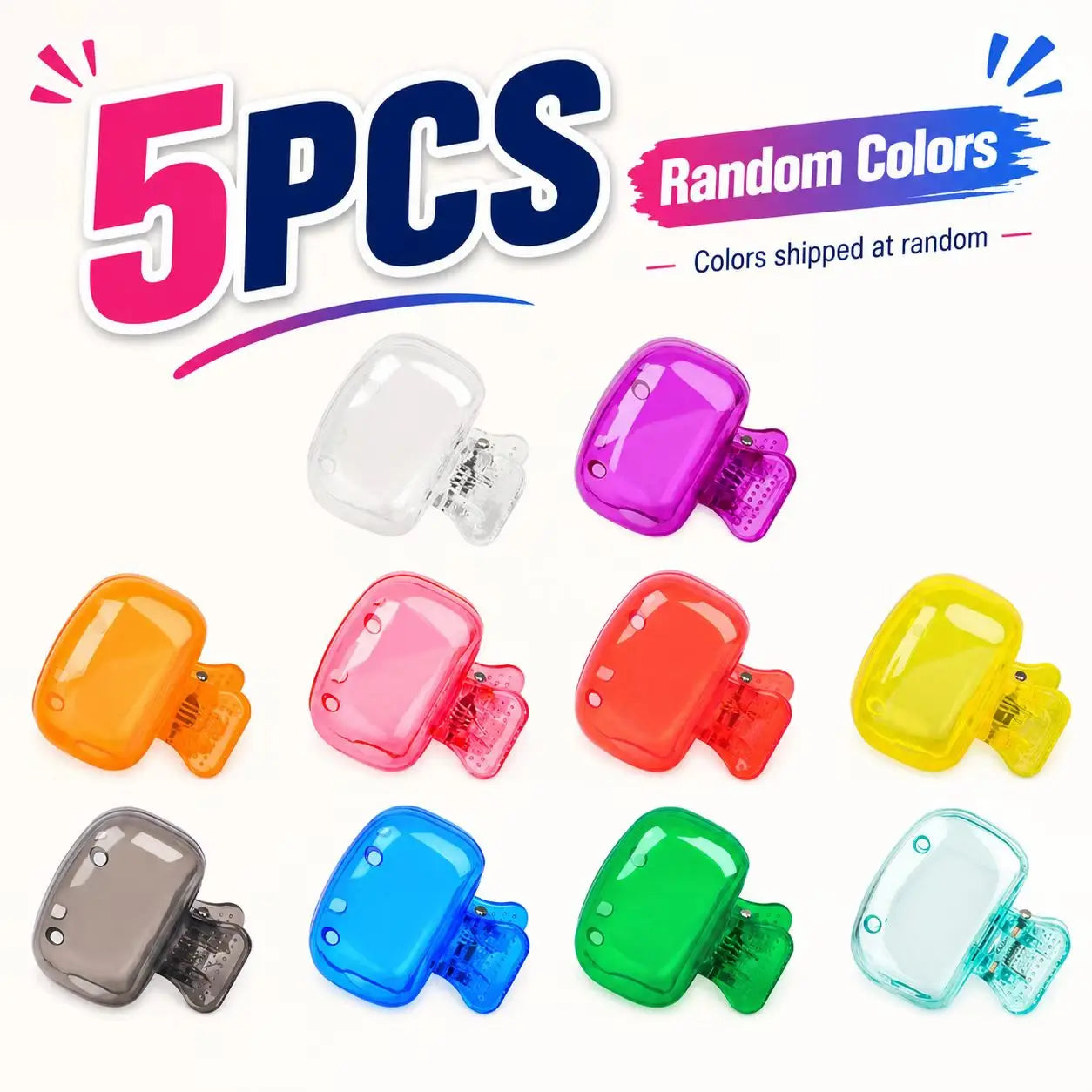 3/5/7Pcs Random Style Toothbrush Head Covers Portable Dustproof Travel Protective Caps