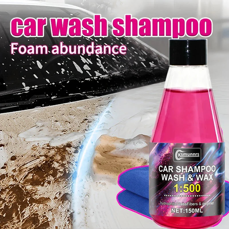 All-In-One Car Wash Liquid - Suitable for Creating a Mirror-Like Shine, Integrating All-In-One Paint Protection And Gloss Restor