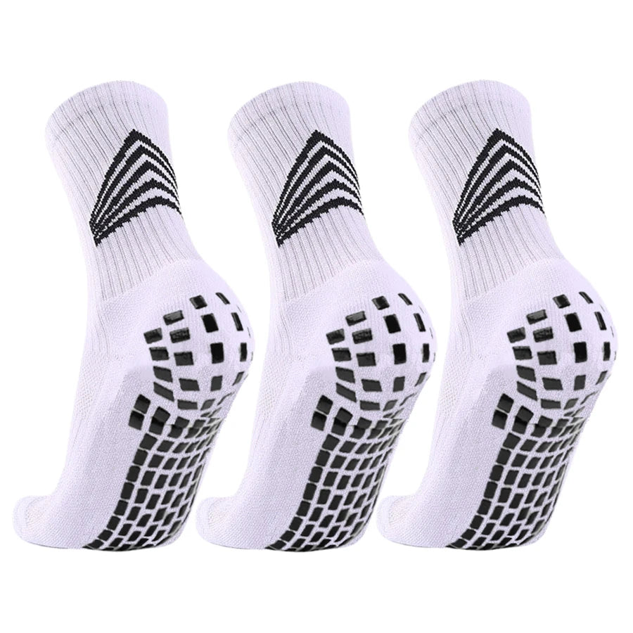 3/6/9 Pairs Mens Womens Anti Slip Grip Running Hiking Non Slip Grip Socks Towel Bottom Breathable Shockproof Sports
