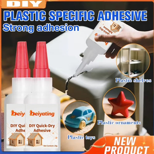 1-3Pcs 20G Quick Dry Strong Adhesive CA Glue, Multi-purpose Instant Bond for Plastic Wood Metal Ceramic, DIY Model Repair Glue