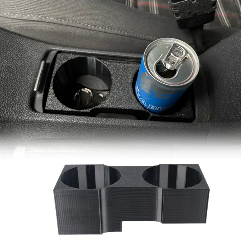 Car Cup Holder Black Plastic 0.25L 0.5L Cans Bottles Mount Holder for Volkswagen Golf 5 & 6 Car Interior Accessories Cup Holder