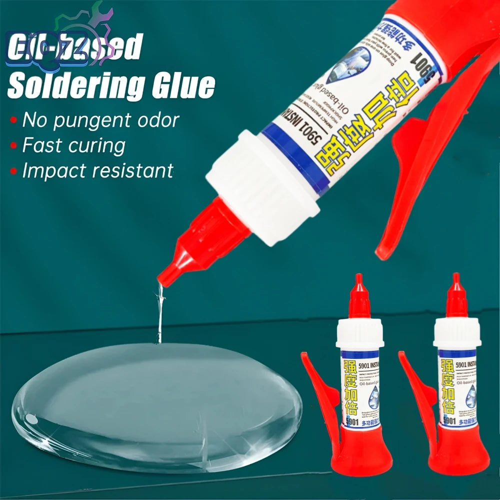 1/2/3/5pcs Powerful Solder Universal Glue Tire Repair Glue Tiles Fix Sealant Waterproof Universal Quick-drying Sealer Shoe Glue