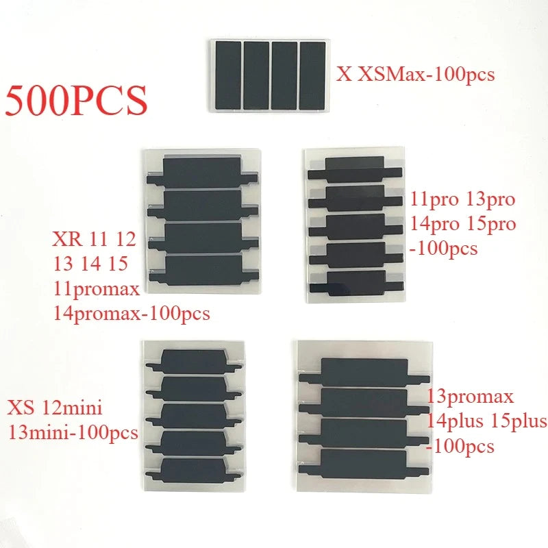 100pcs Battery Insulation Protective Sticker Tape For iPhone X XS Max XR 11 12 Mini 13 Pro 15 LCD Repair Adhesive