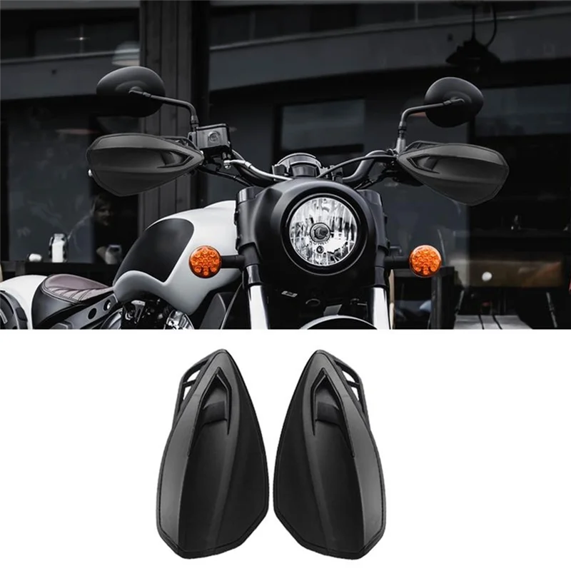 Anti-Fall Motorcycle Handle Guards 1 Pair Wind Deflector Hand Cover Handle Grip Guards