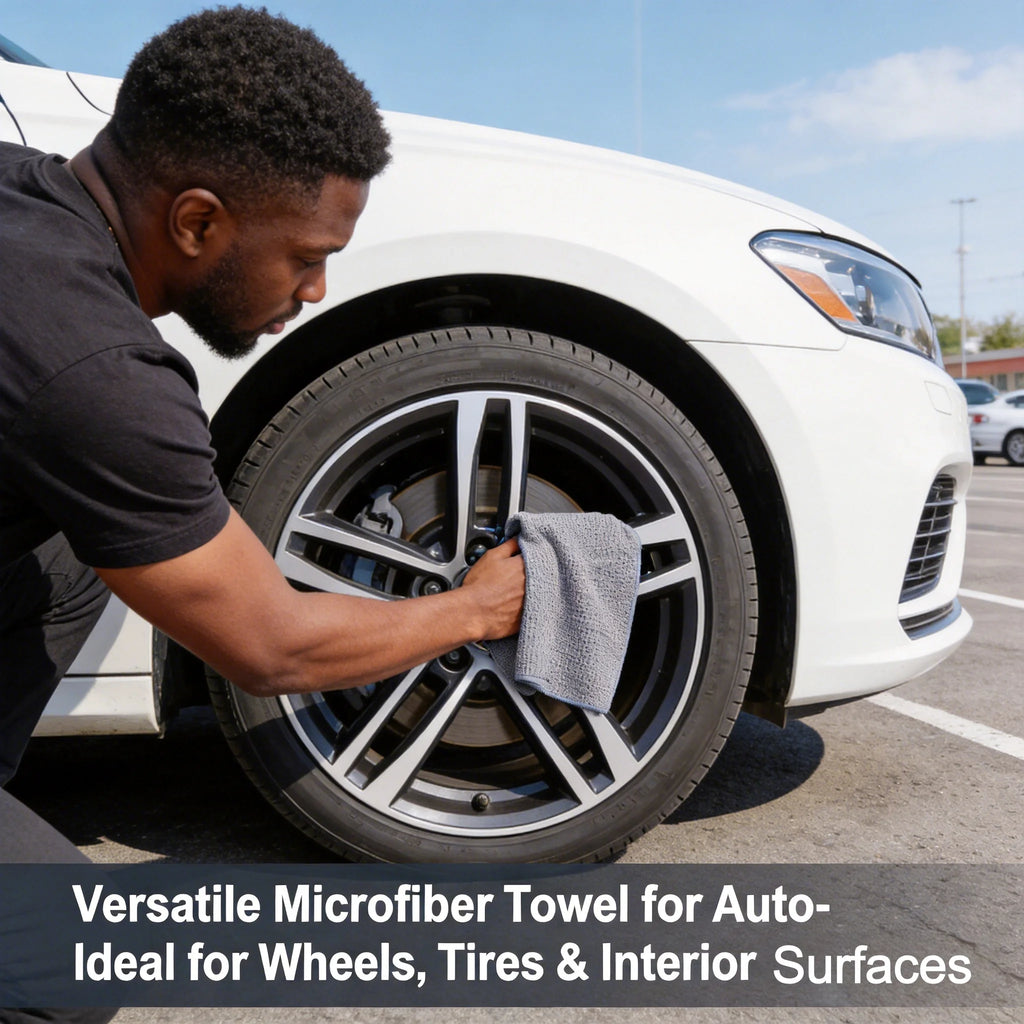 Microfiber Waffle Towel Car Drying Glass Cleaning Cloth Absorbent Lint Free for Auto Detailing Car Wash Wipe