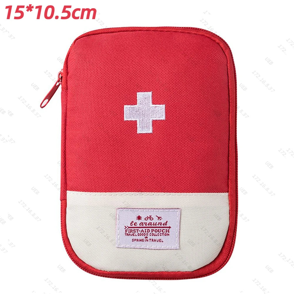 Portable Medicine Bag Empty First Aid Kit Emergency Survival Medical Small Medicine Pill Storage Bag Outdoor Camping Equipment