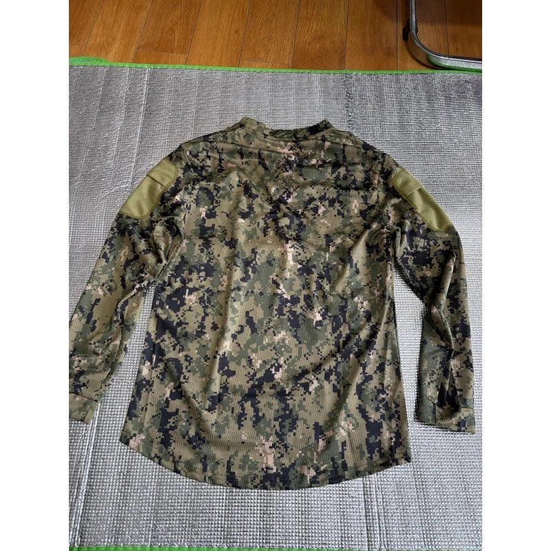 Velocity Style Rugby Shirt Quick Dry Tactical Long Sleeve T-Shirt CAG Love