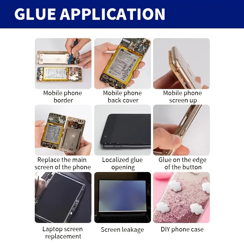 B7000 Mobile Phone Screen Universal Repair Glue Tool High-Strength Waterproof Transparent Adhesive, Universal Phone Glass Bonding Agent,super strong glue Glue Mobile Screen15ml/50ml/110ml.