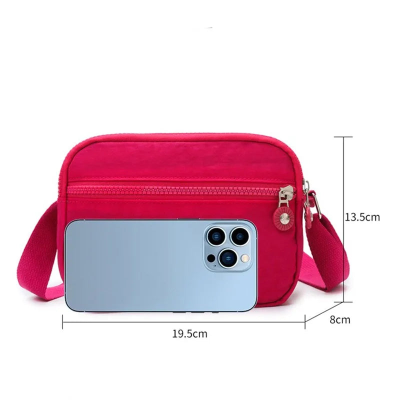 Leisure Sports Crossbody Bag Simple and Practical Outdoor Phone Wallet Cash Register Bag for Middle-aged and Elderly People